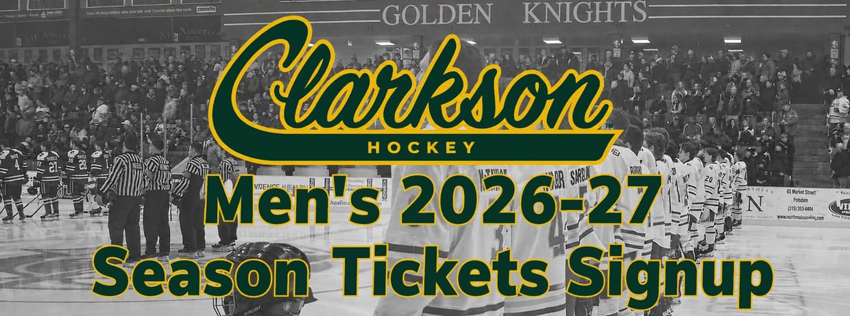 Clarkson Men's Hockey Season Ticket Signup
