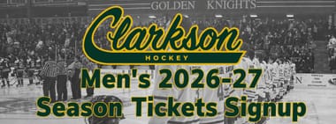 Clarkson Men's Hockey Season Ticket Signup