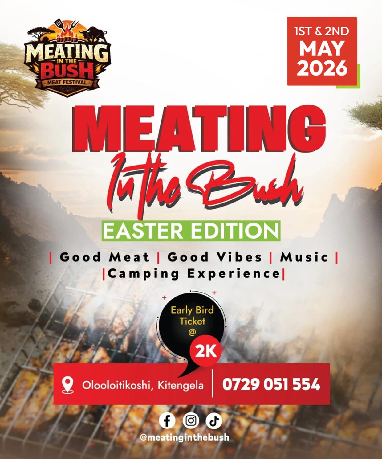 MEATING IN THE BUSH EASTER  EDITION