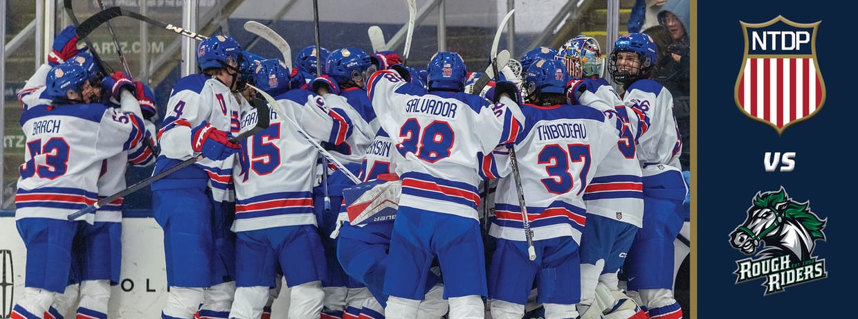 Team USA U18s vs. Cedar Rapids RoughRiders