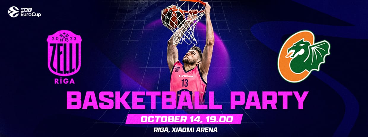 BKT EuroCup: Rīgas Zeļļi vs Cedevita Olimpija Ljubljana