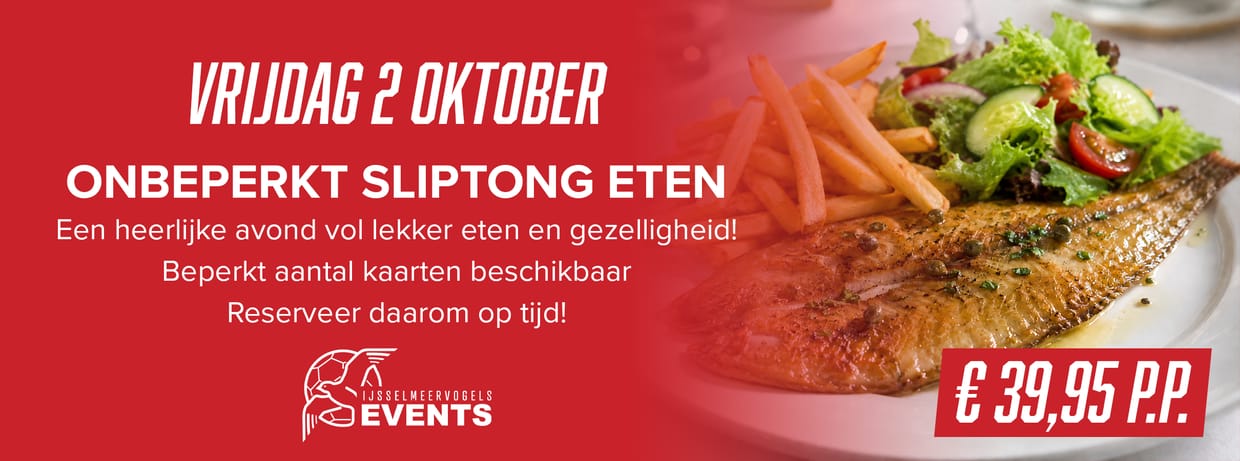 Onbeperkt Sliptong Eten Avond