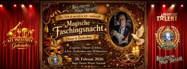 Magische Faschingsnacht – Dinner & Zaubershow