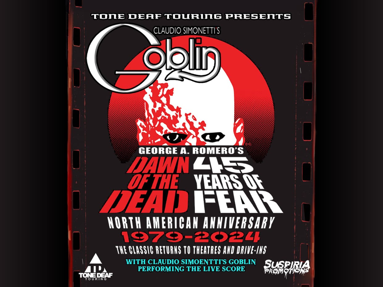 Goblin Performs The Live Score To Dawn of The Dead (45th Anniversary)