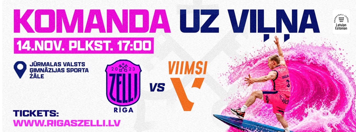 Rīgas Zeļļi vs Viimsi
