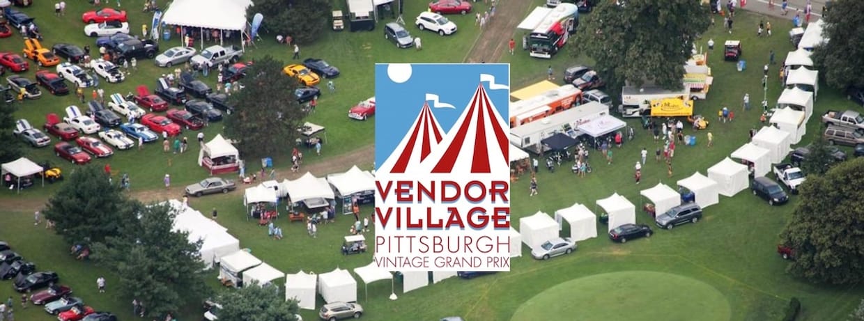 Vendor Village at 2026 Pittsburgh Vintage Grand Prix