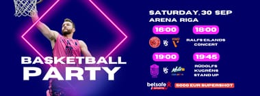 Basketball party: Prometey - Viimsi, Rīgas Zeļļi - Keila Coolbet