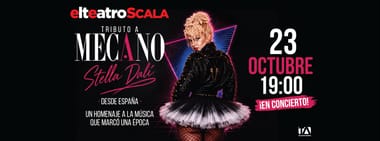 TRIBUTO A MECANO VIERNES 23 DE OCTUBRE 19:00