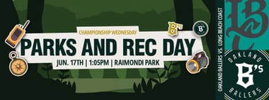 6/17/2026 Oakland Ballers vs. Long Beach Coast, Parks and Rec Day