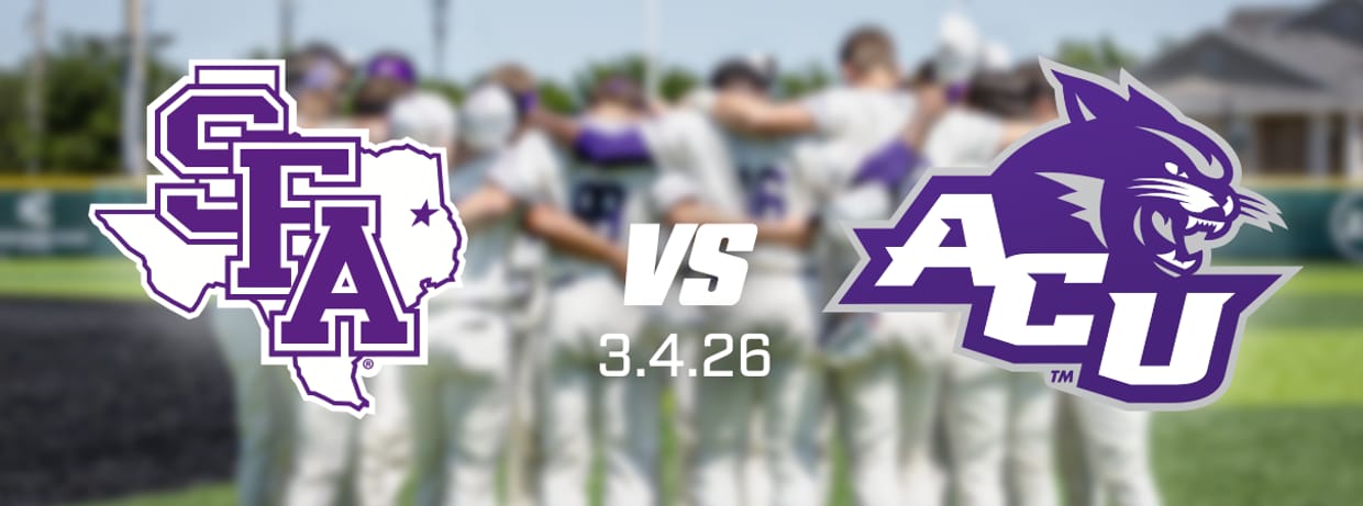 ACU Baseball VS SFA 