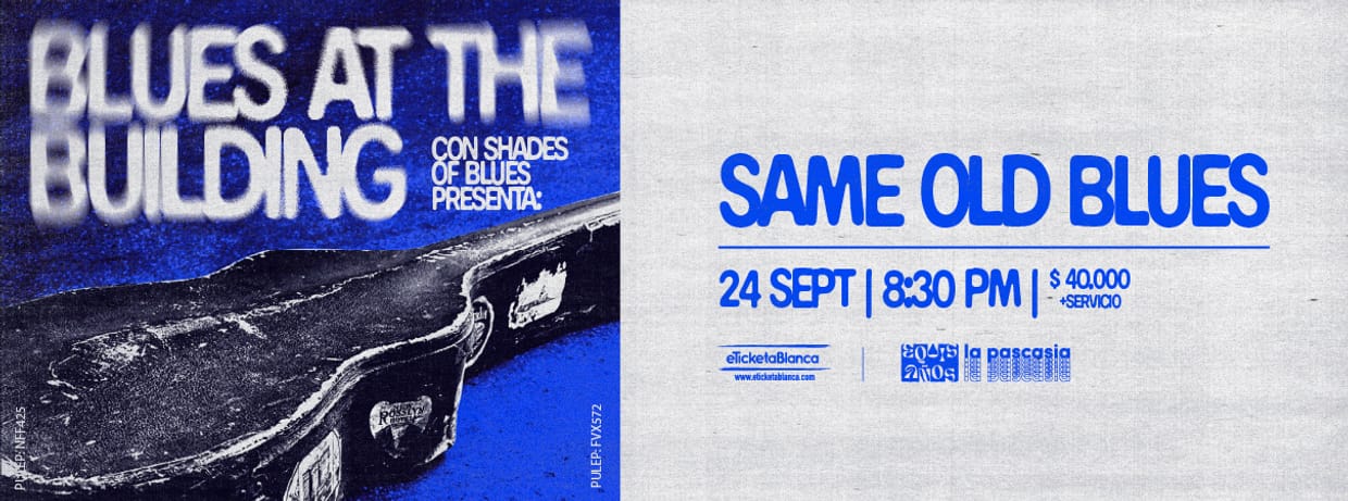 BLUES AT THE BUILDING CON SHADES OF BLUES