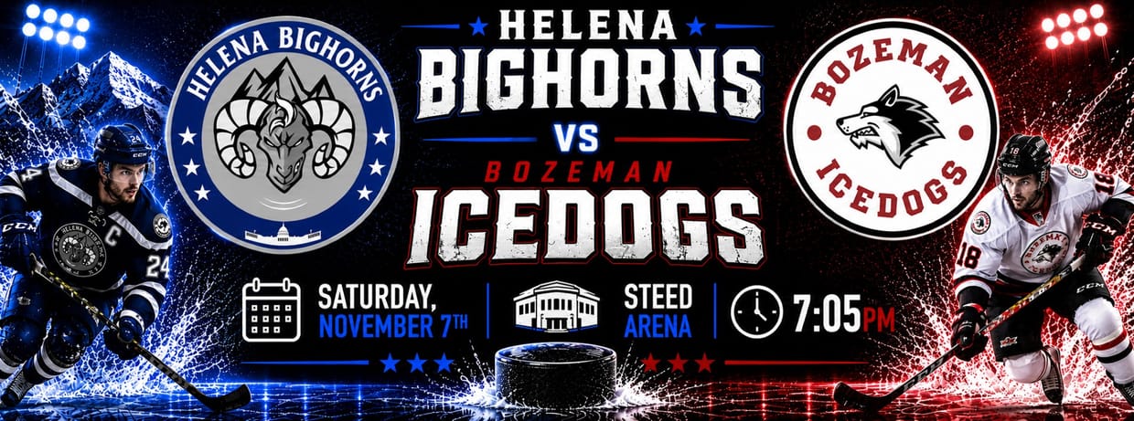 Helena Bighorns vs Bozeman Icedogs