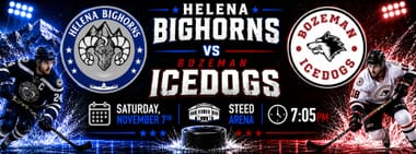 Helena Bighorns vs Bozeman Icedogs