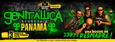 GENITALLICA REGRESA A PANAMÁ