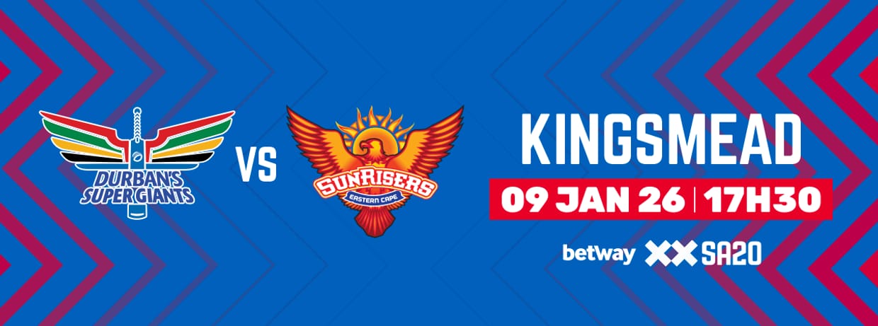 Durban's Super Giants vs Sunrisers Eastern Cape
