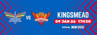 Durban's Super Giants vs Sunrisers Eastern Cape