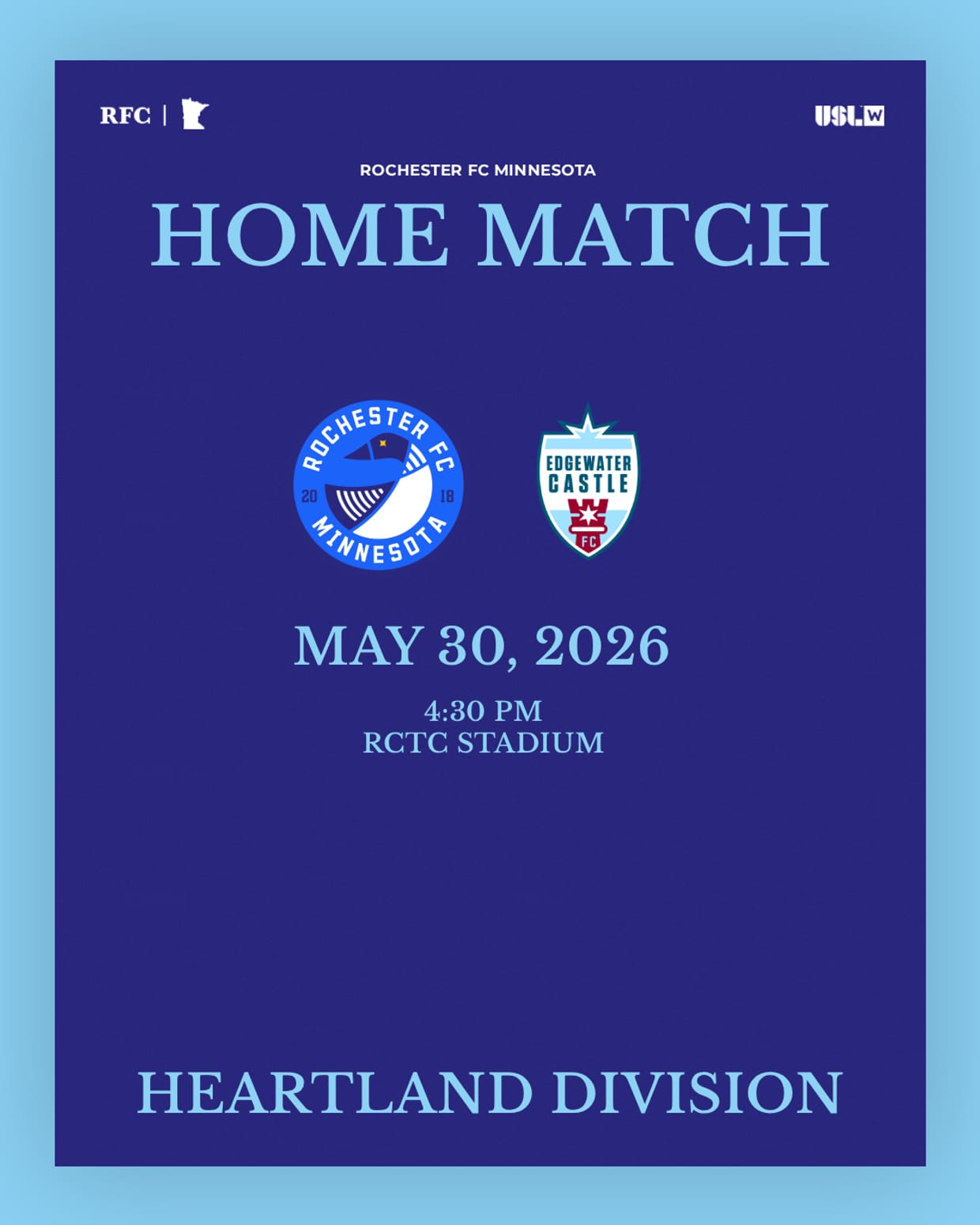 USL W RFC vs Edgewater