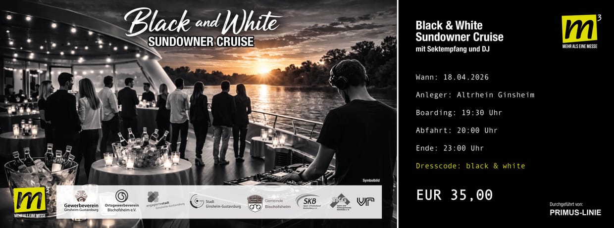 Black & White Sundowner Cruise
