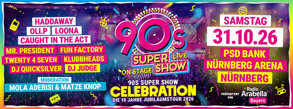 90s Super Show Nürnberg 2026