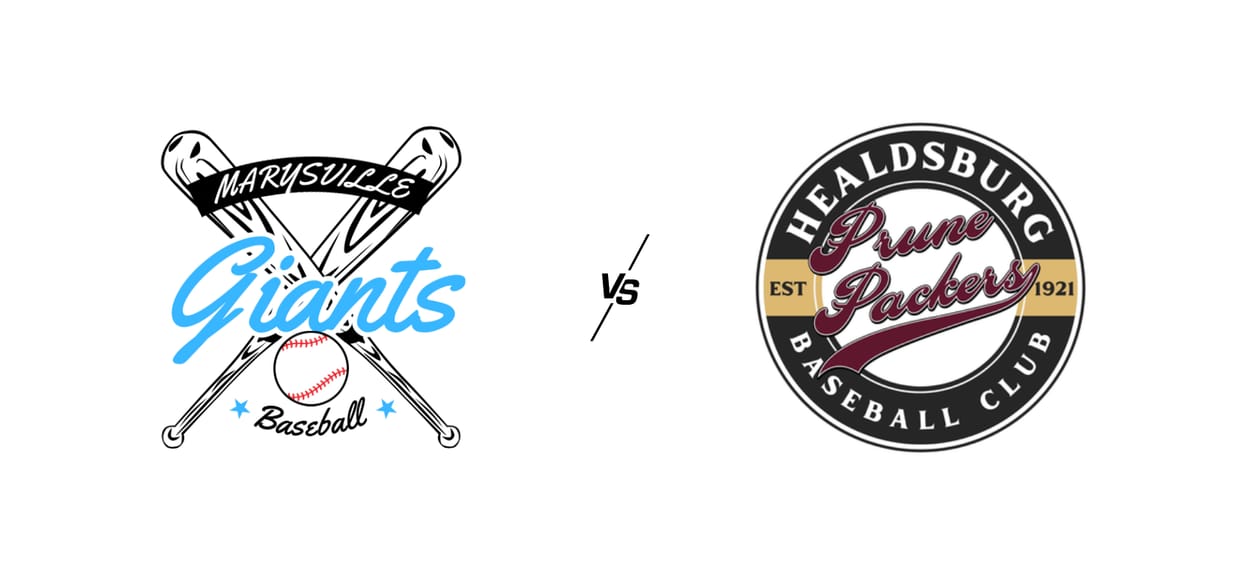 Marysville Giants vs. Healdsburg Prunepackers