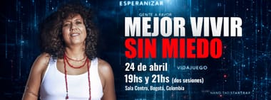 ROSANA EN BOGOTÁ - Presenta Mejor vivir sin miedo