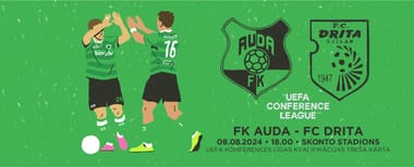 UEFA Konferences līga: FK AUDA – FC DRITA