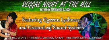 REGGAE NIGHT AT THE MILL!