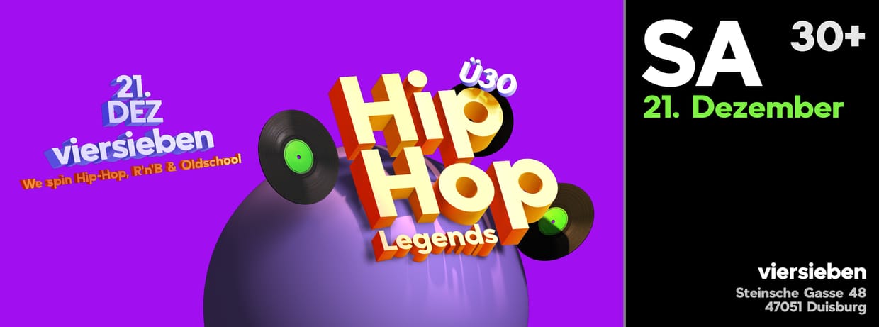 Hip Hop Legends • 21.12 w. G-Diamond & DirtySandzo