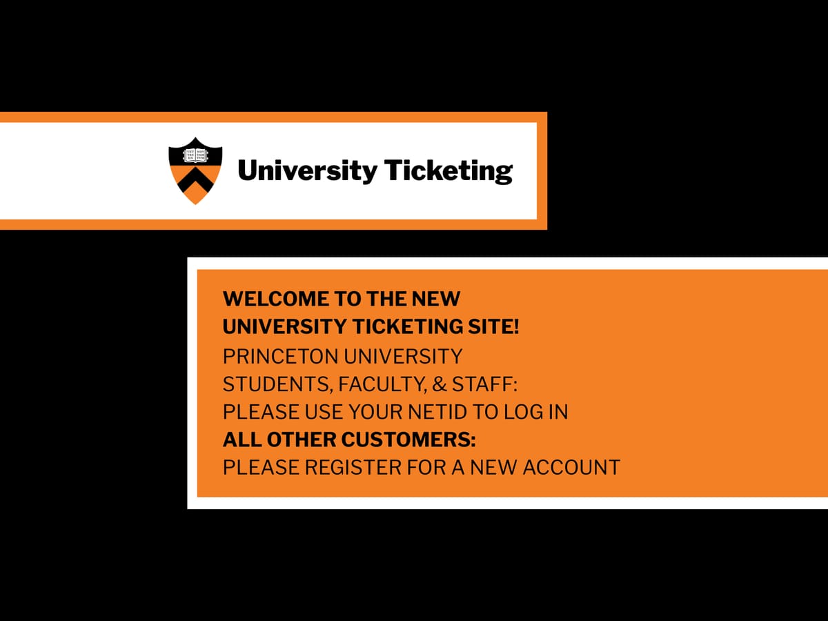 Princeton University Central Ticketing