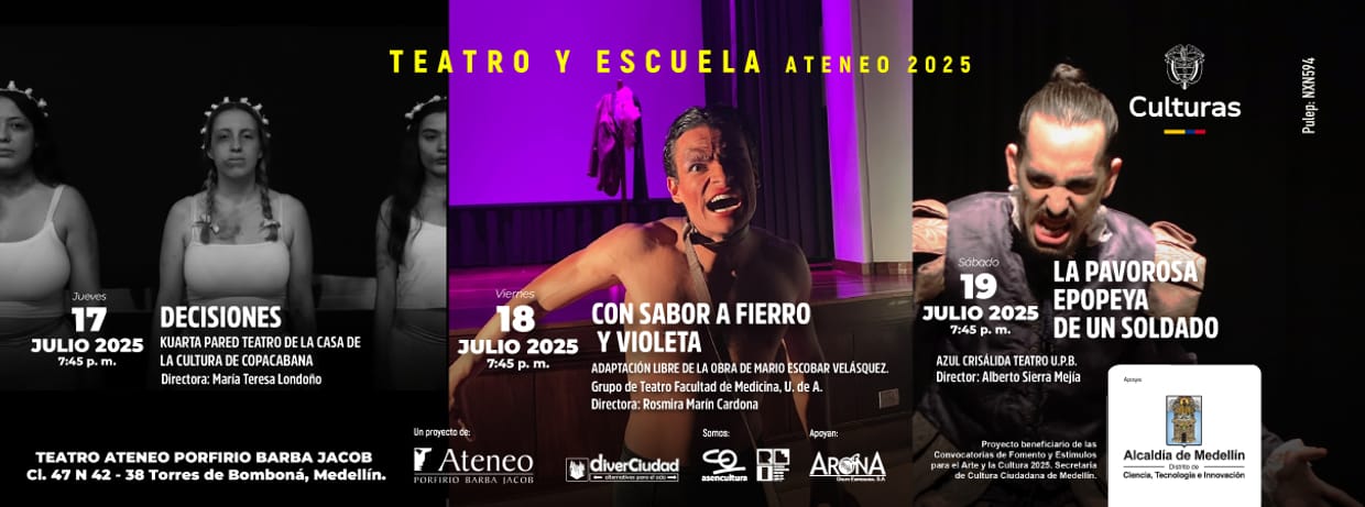 TEMPORADA TEATRO Y ESCUELA ATENEO 2025
