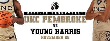 UNCP Braves Basketball Vs Young Harris