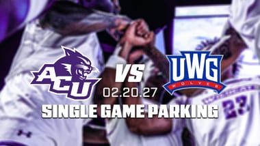 ACU MBB vs West Georgia Single Game Parking  