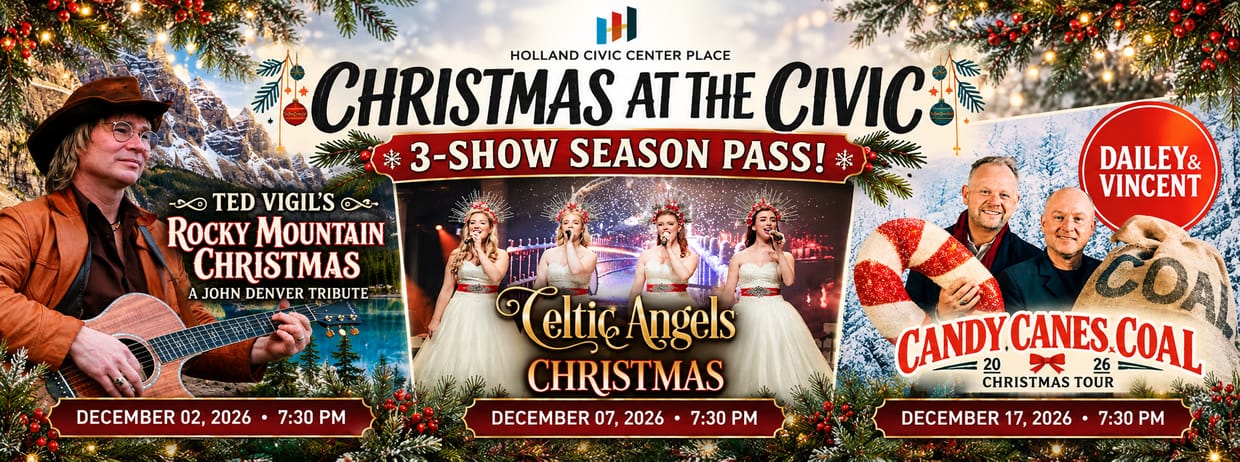 Christmas at the Civic 3 Concert Pass!