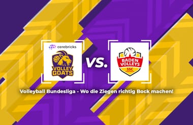cerebricks VOLLEY GOATS vs. BADEN VOLLEYS SSC Karlsruhe