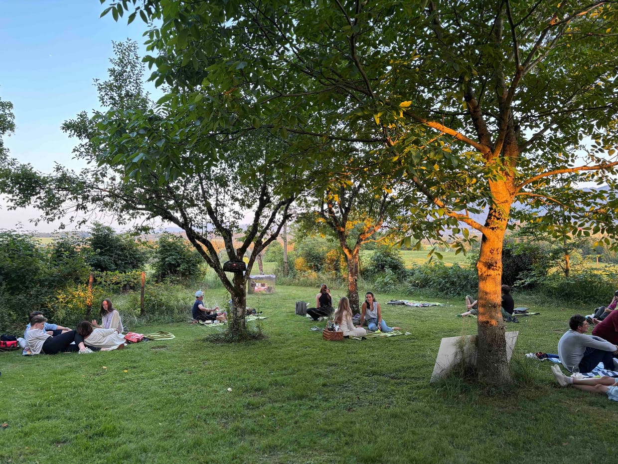 Picknick mit Sundowner