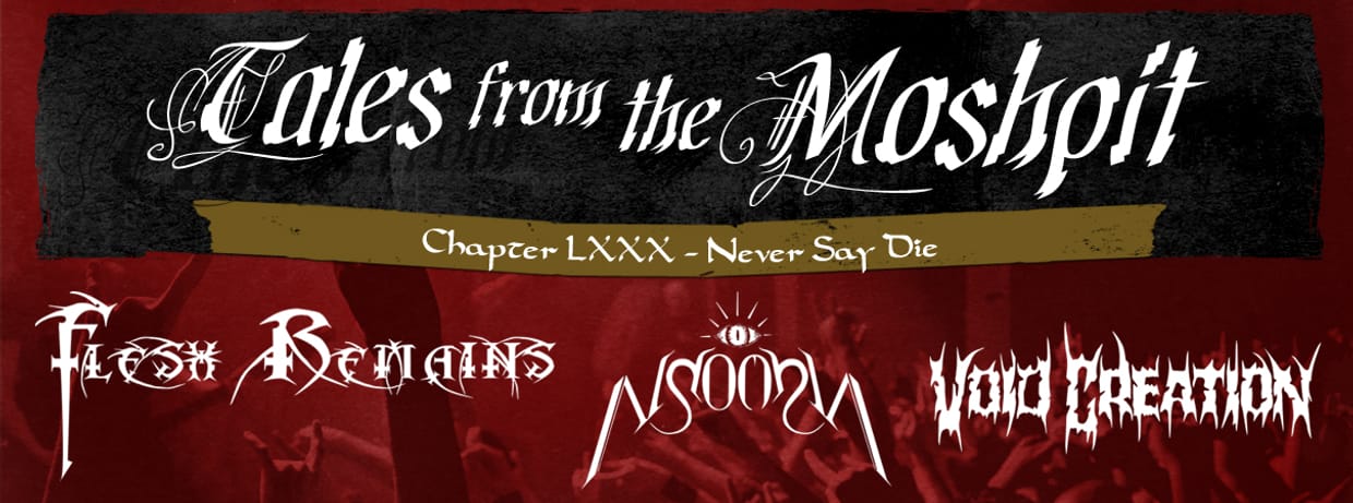 TALES FROM THE MOSHPIT - CHAPTER LXXX - NEVER SAY DIE