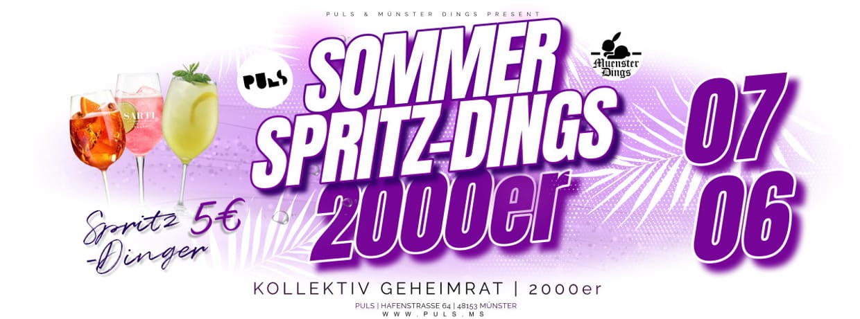 SOMMER SPRITZ DINGS | 07.06. | PULS Münster