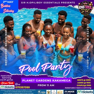 BEACH WARE POOL PARTY KAKAMEGA EDITION