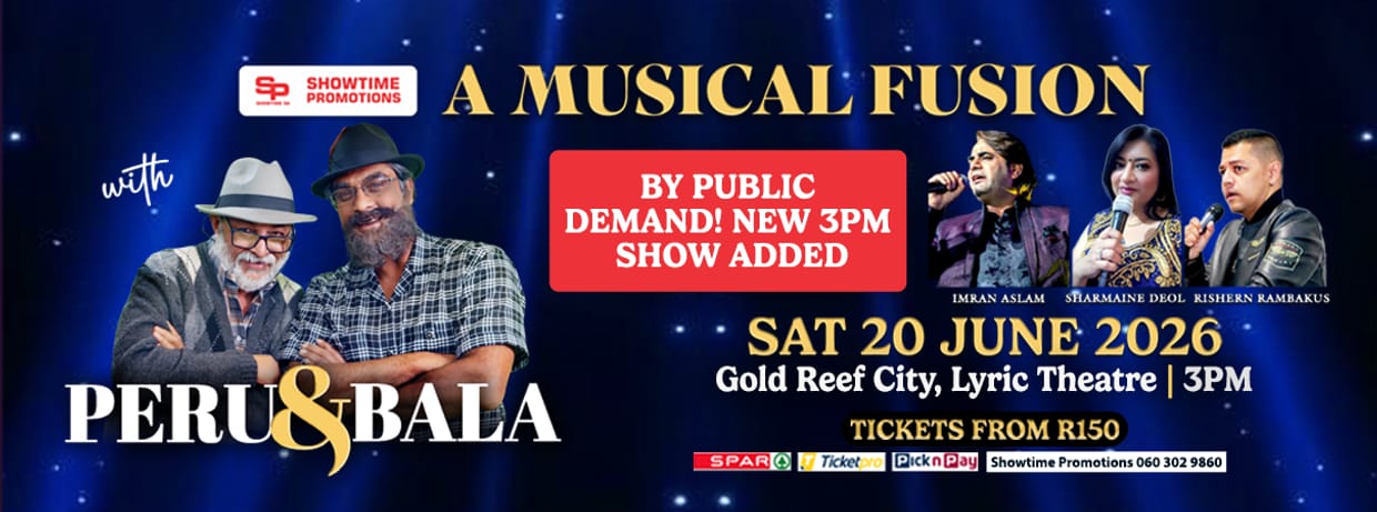 A MUSICAL FUSION with PERU & BALA at 3PM