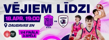 LBL ceturtdaļfināls: Rīgas Zeļļi vs BK Liepāja 