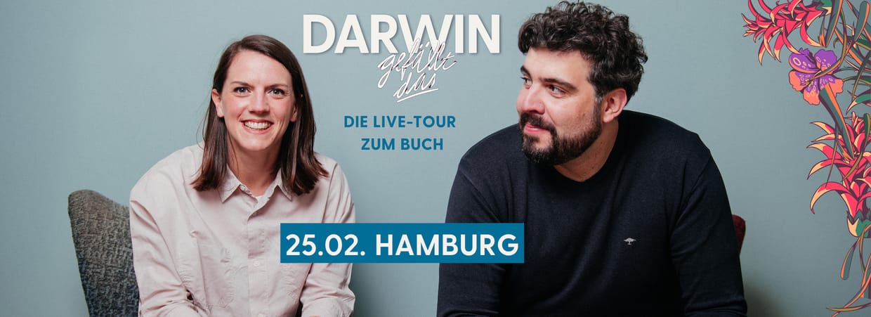 Darwin gefällt das live in Hamburg