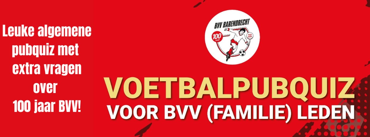 Pubquiz 100 jaar BVV Barendrecht