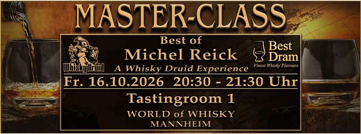 World of Whisky Masterclass - Best of Michel Reick – A Whisky Druid Experience