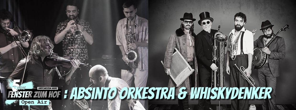 Absinto Orkestra & Whiskydenker x Fenster zum Hof-Open Air 2024