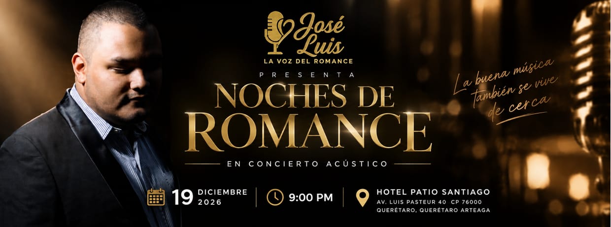 JOSE LUIS -  LA VOZ DEL ROMANCE / NOCHES DEL ROMANCE / UNA EXPERIENCIA ACÚSTICA