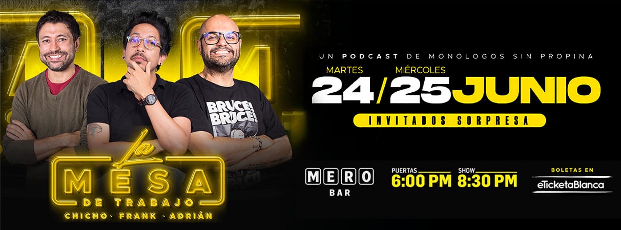 LA MESA DE TRABAJO EN VIVO EN MERO BAR