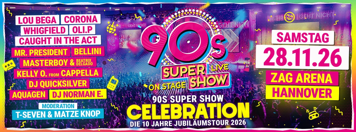 90s Super Show Hannover 2026
