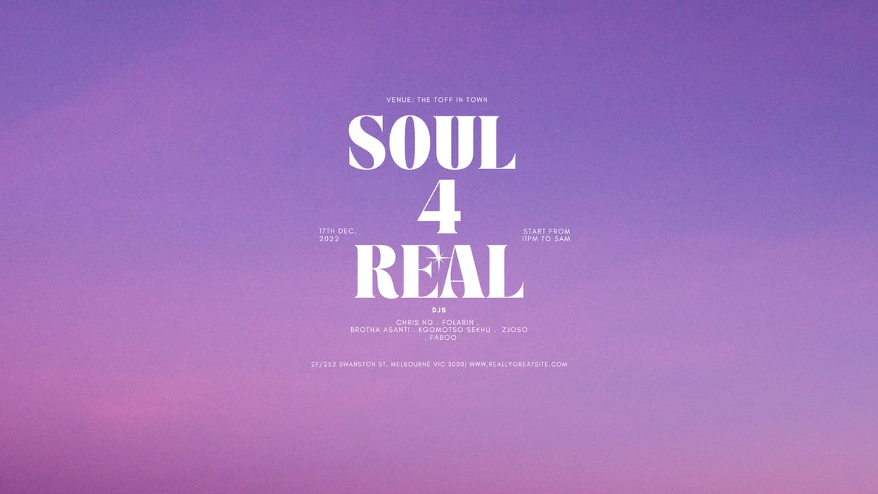 SOUL 4 REAL