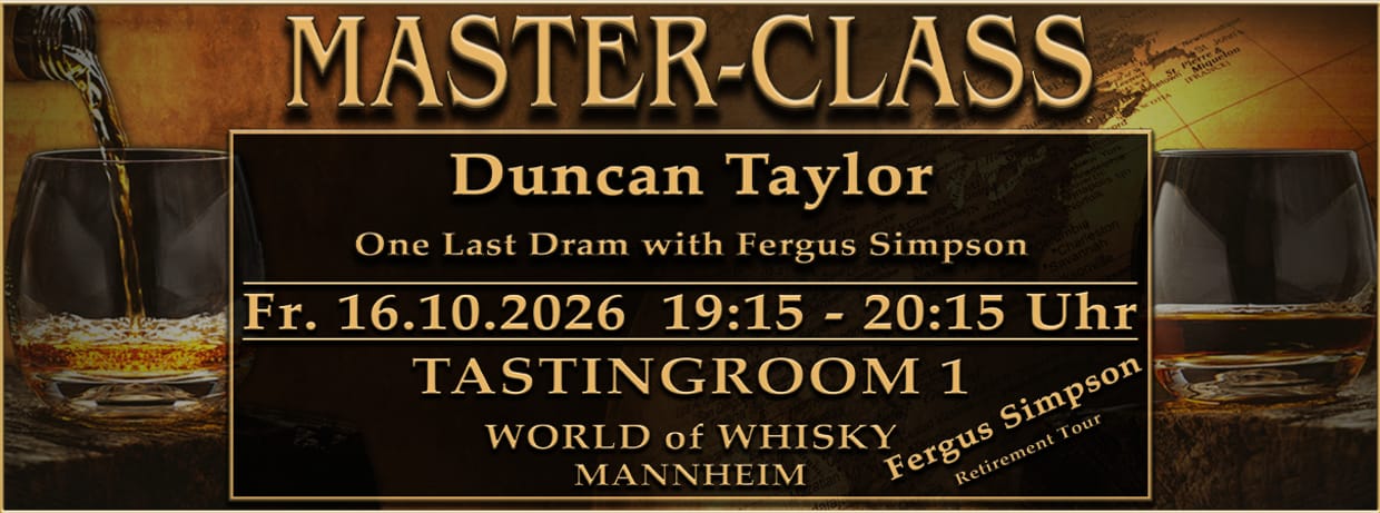 World of Whisky Masterclass - Duncan Taylor – One Last Dram with Fergus Simpson