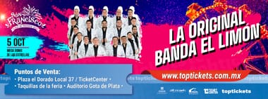 LA ORIGINAL BANDA EL LIMÓN 05/10/2026